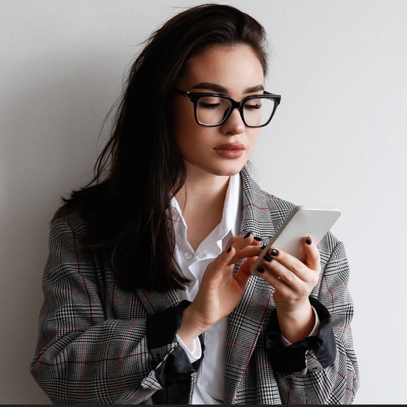 Chacana Accessories - CHACANA Timeless Eco-Friendly Cat Eye Chic Coquette Classic Black Frame Glasses